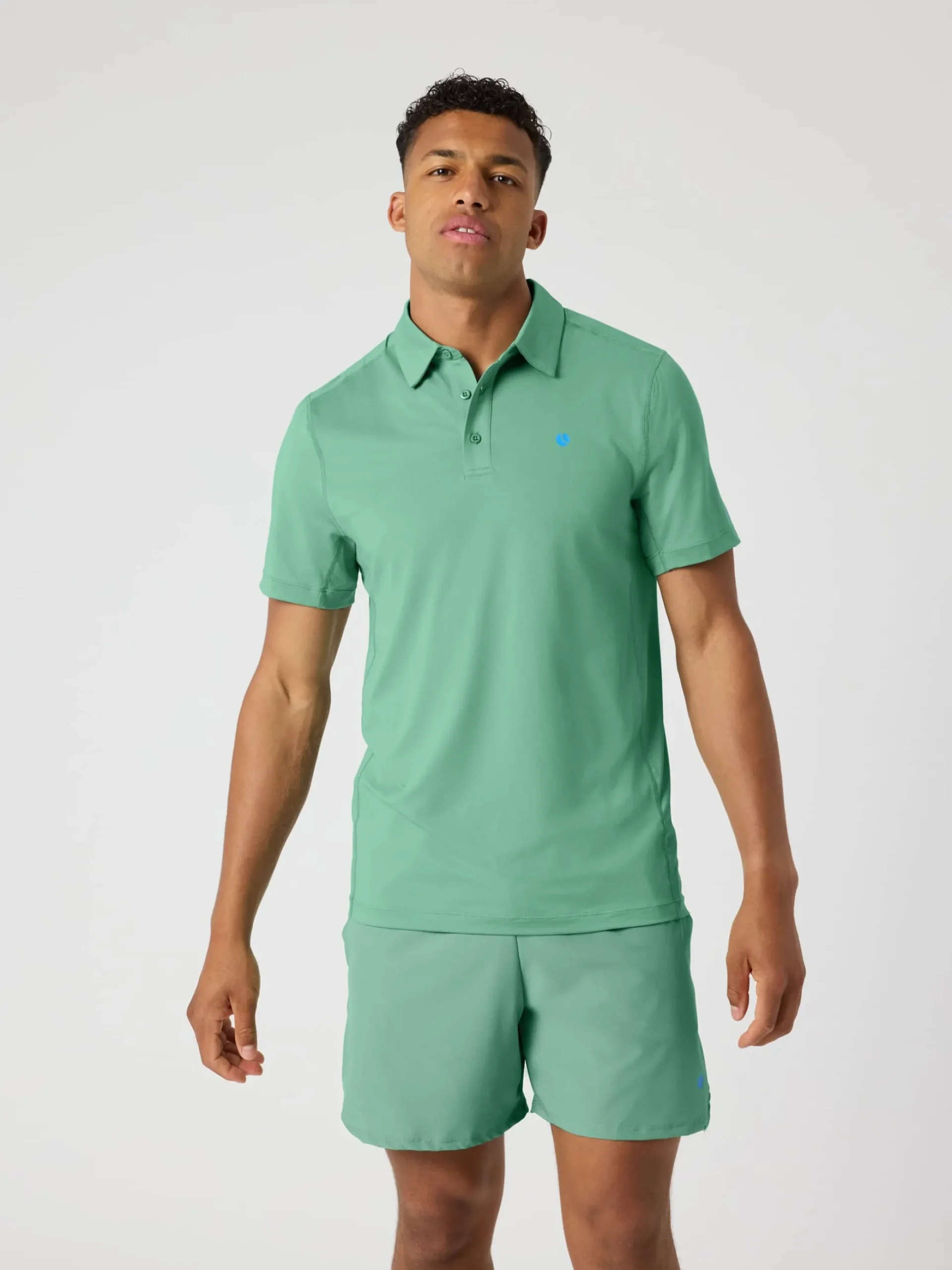 Ace Mesh Panel Polo Shirt