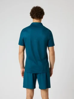 Ace Mesh Panel Polo Shirt