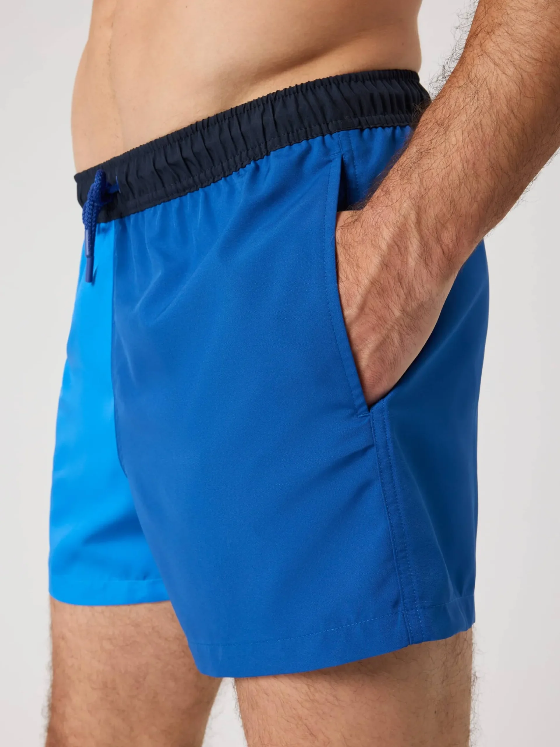 Borg Blocked Swim Shorts
