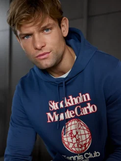 Borg Classic Print Hoodie