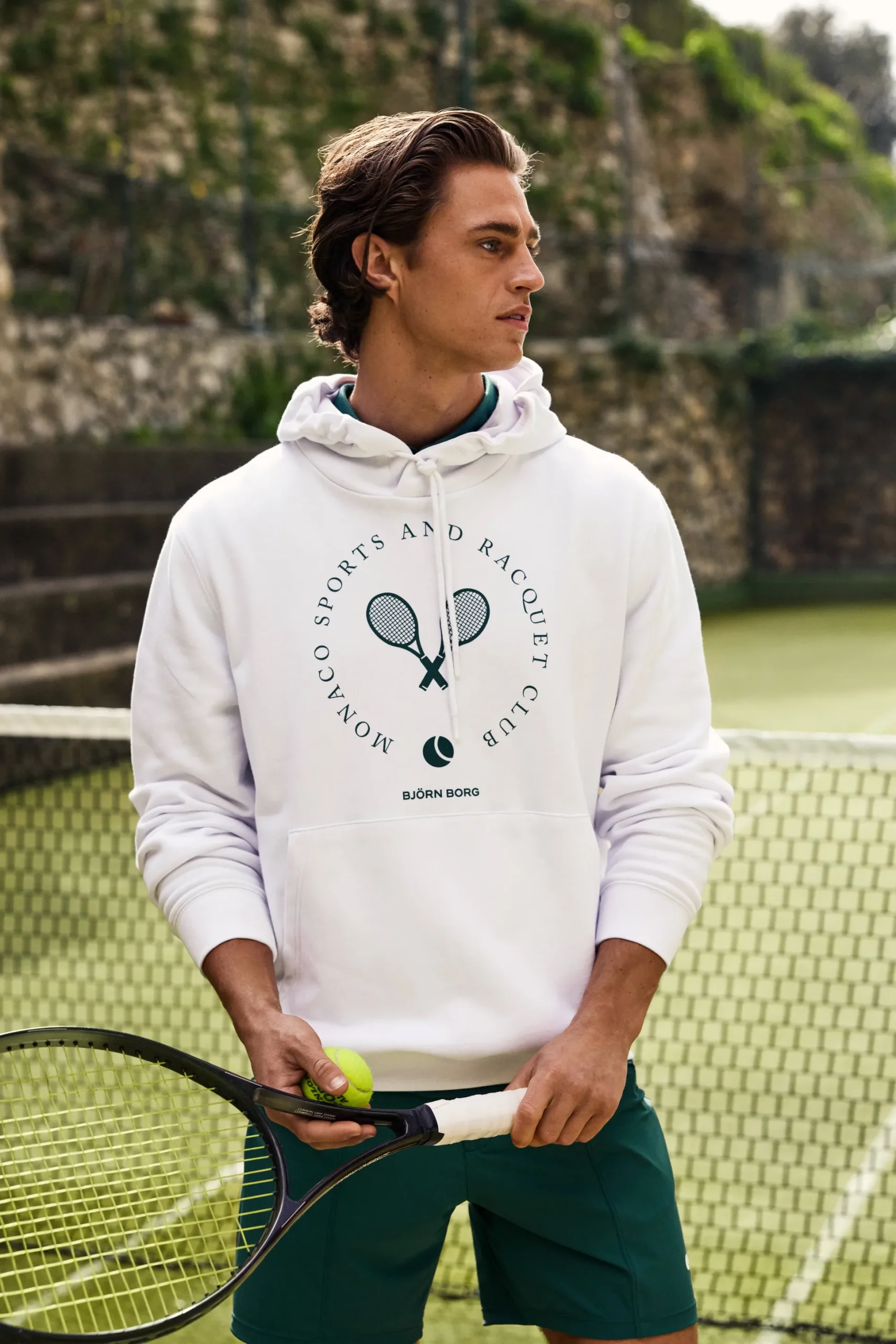 Borg Classic Print Hoodie