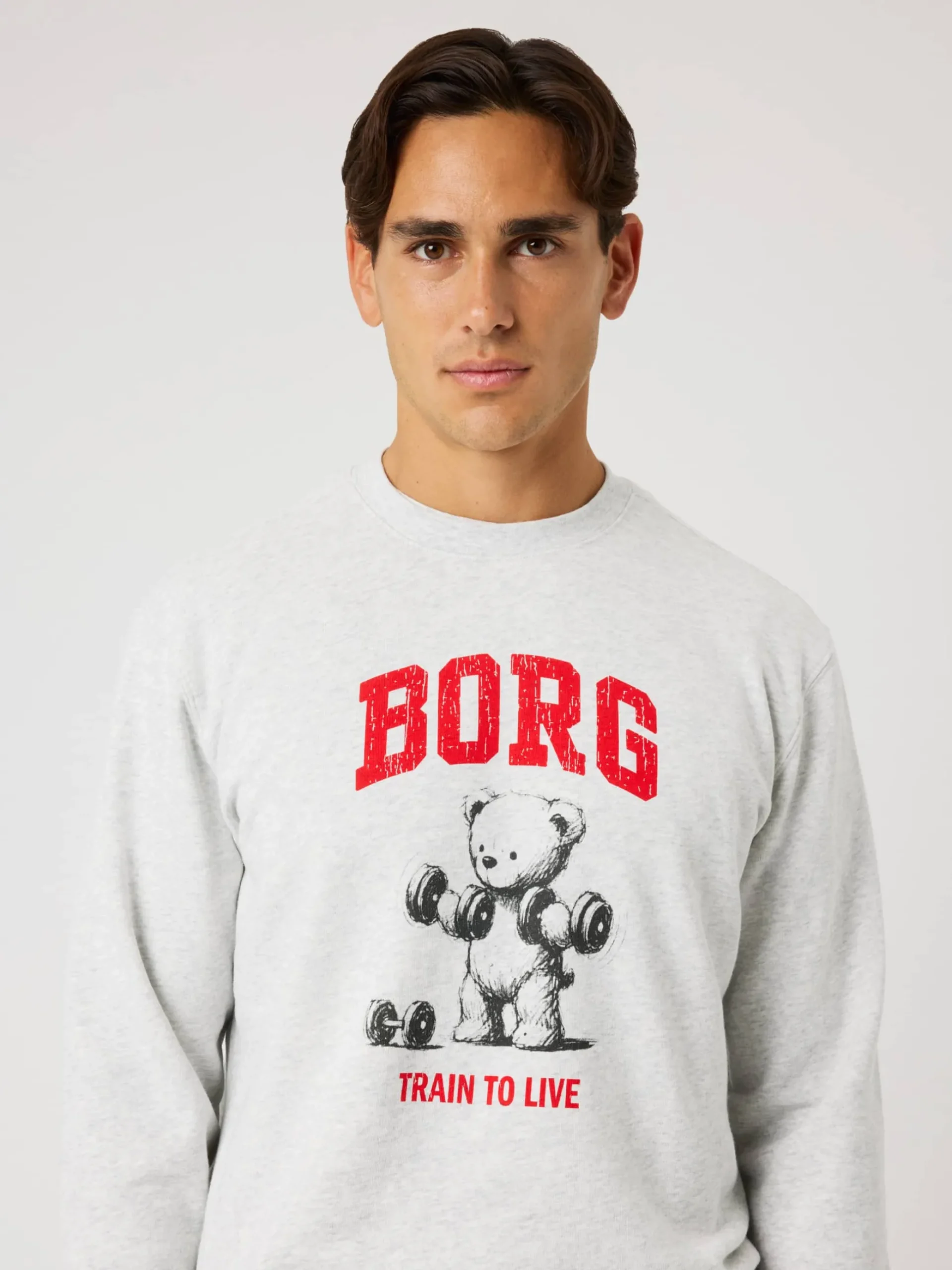 Borg Classic Print Sweatshirt