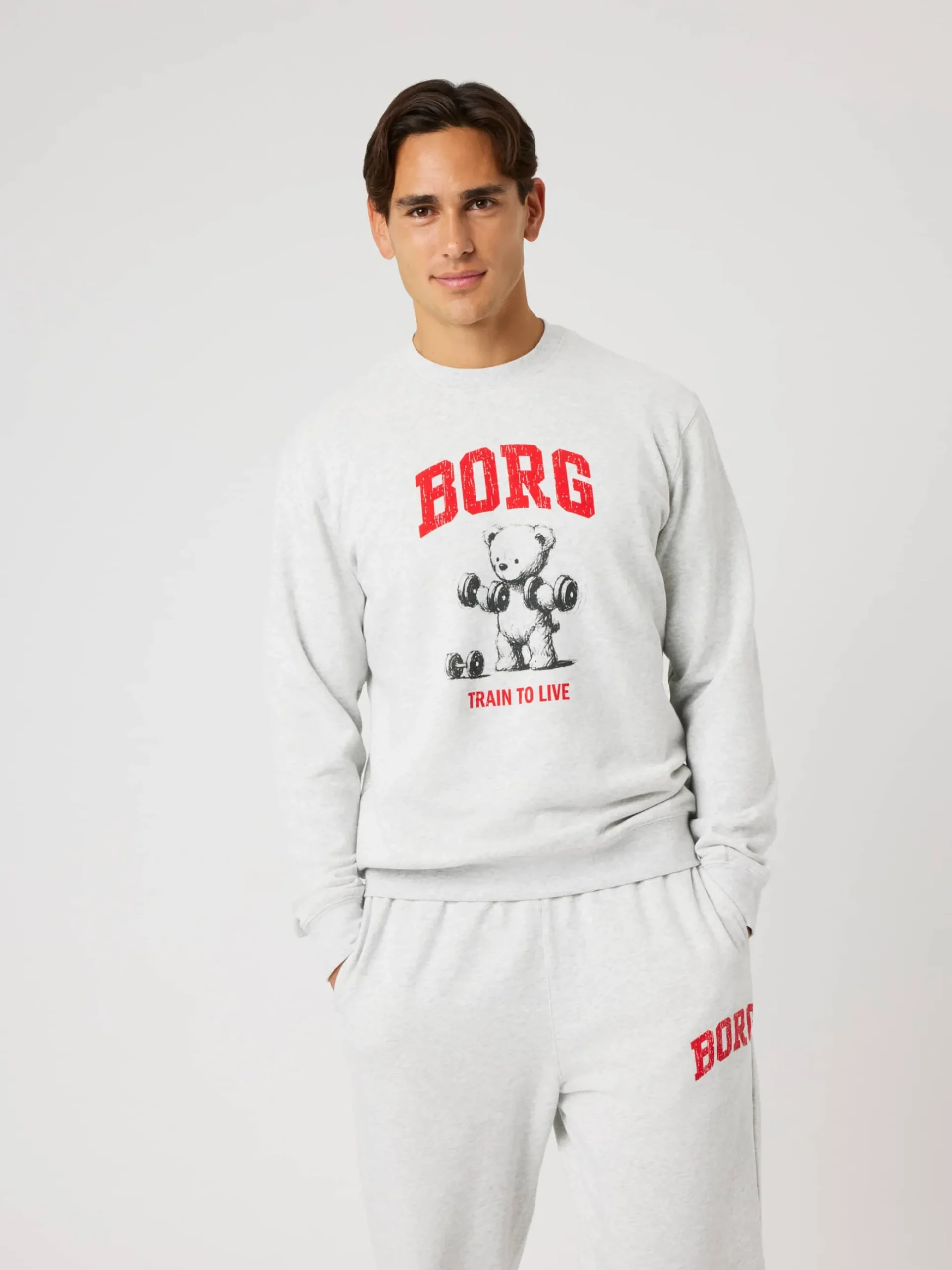 Borg Classic Print Sweatshirt