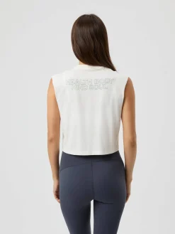 Borg Cropped Tank Top