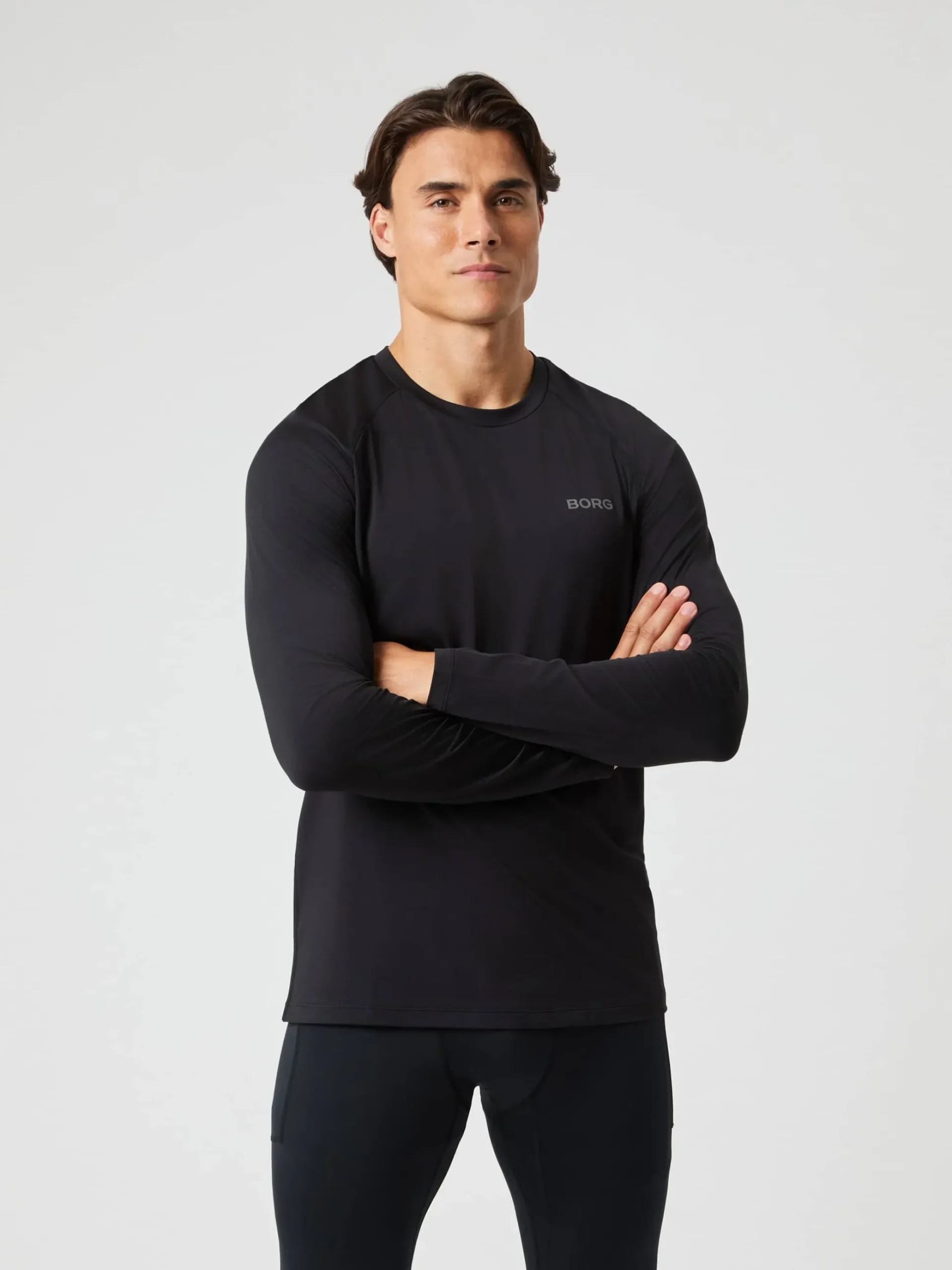 Borg Performance Long Sleeve Brushed T-Shirt