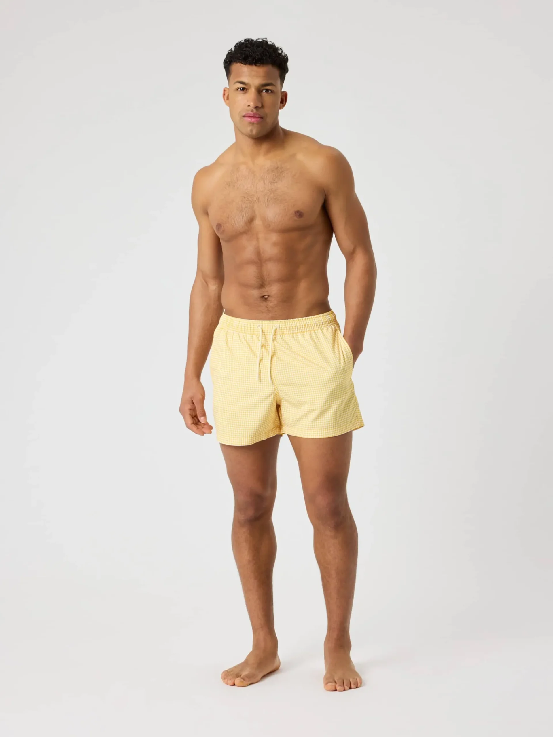 Borg Print Swim Shorts