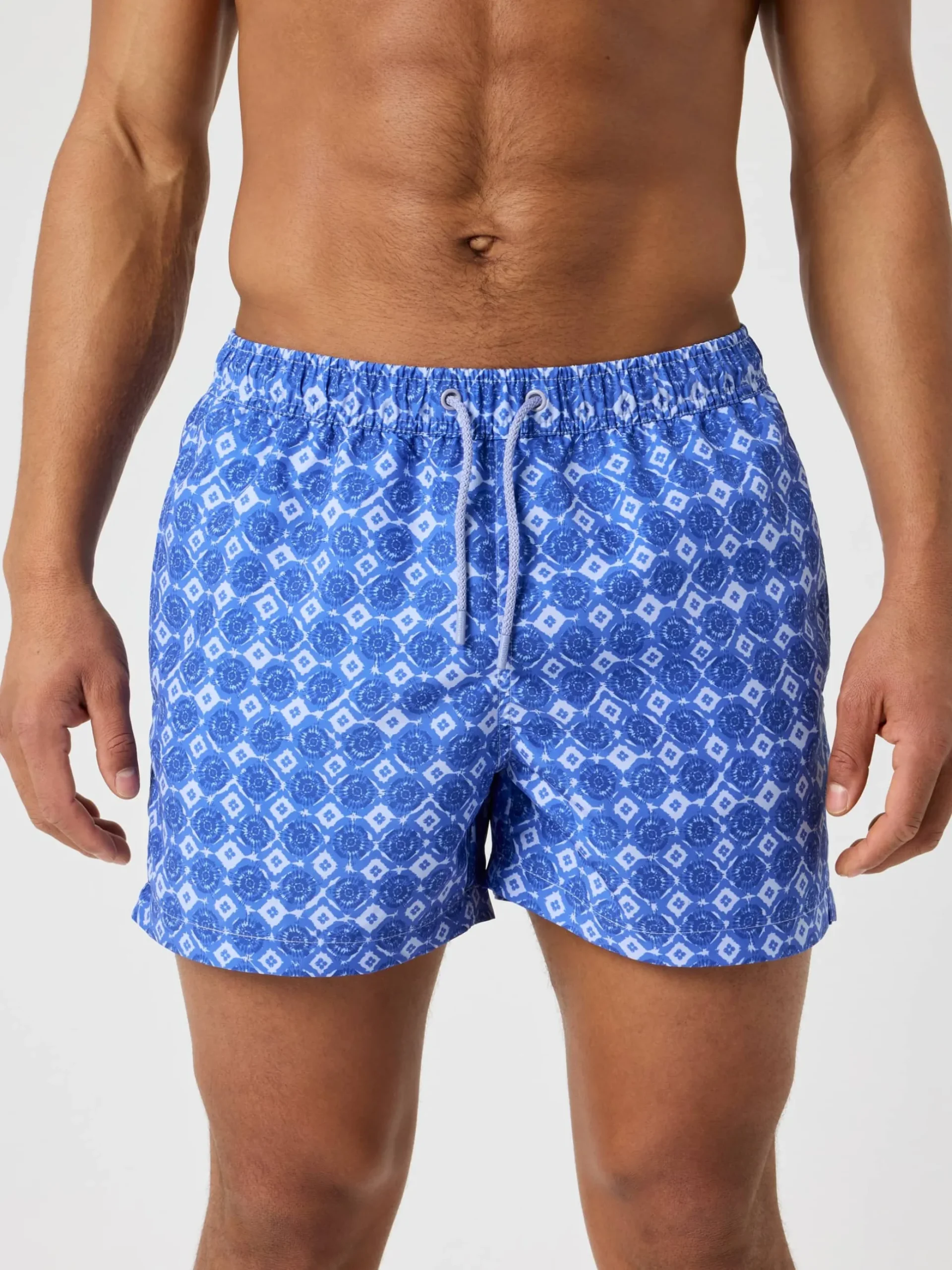 Borg Print Swim Shorts