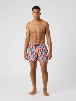 Borg Print Swim Shorts