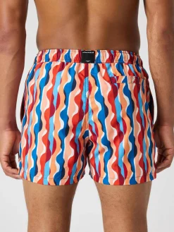 Borg Print Swim Shorts