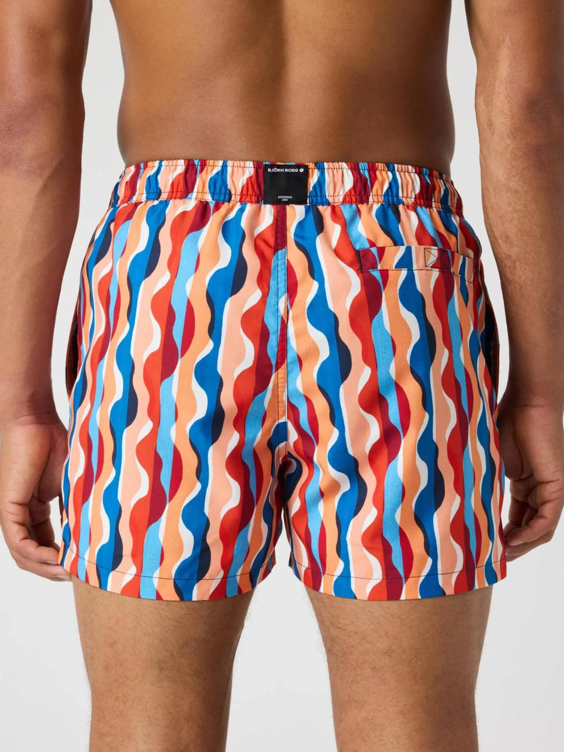 Borg Print Swim Shorts