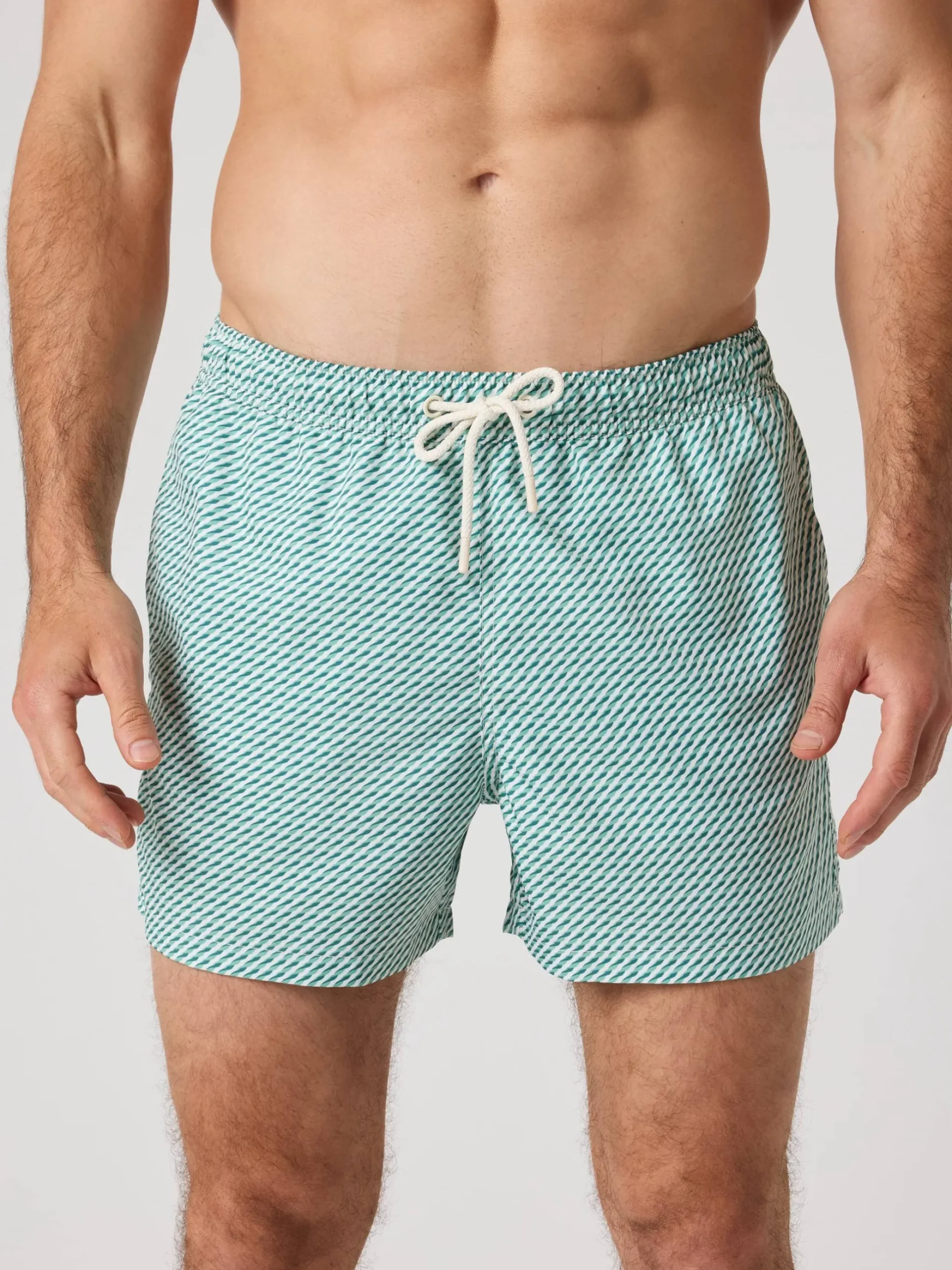 Borg Print Swim Shorts