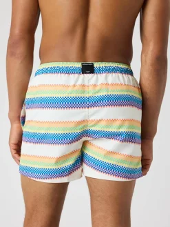 Borg Print Swim Shorts