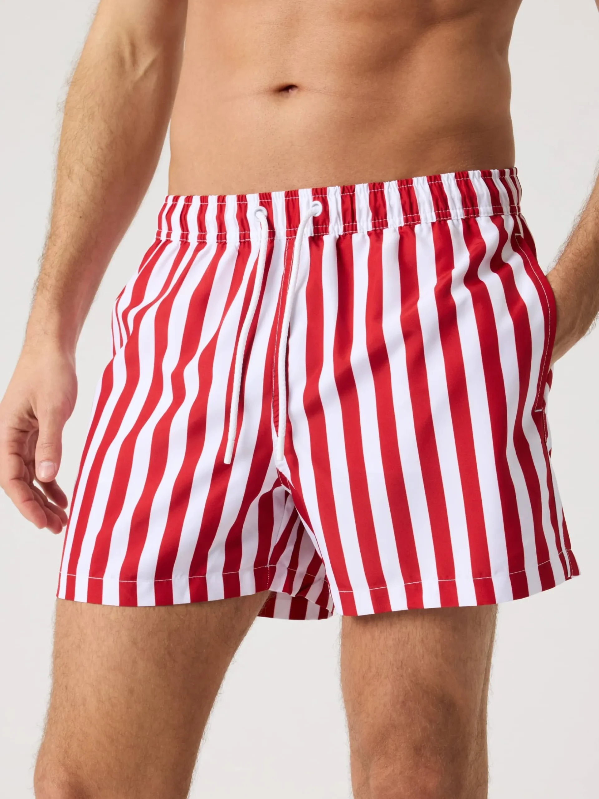 Borg Print Swim Shorts