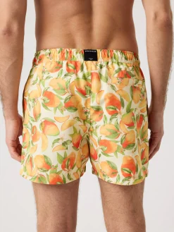 Borg Print Swim Shorts