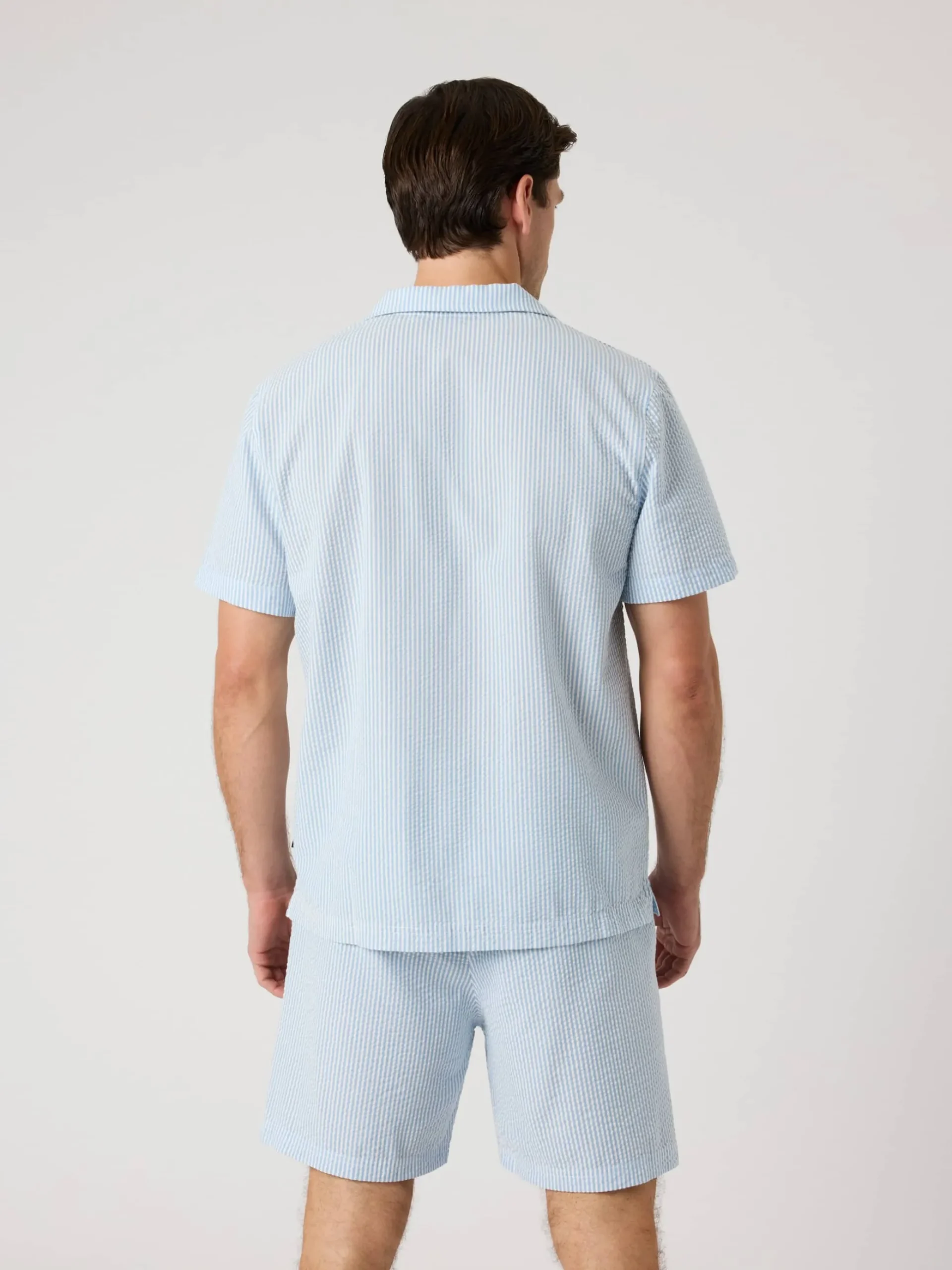 Borg Seersucker Resort Shirt