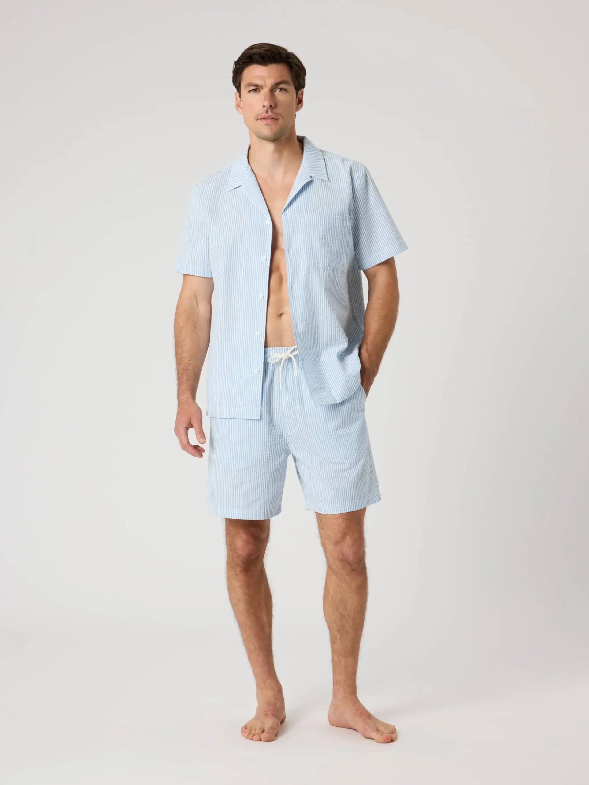 Borg Seersucker Resort Shirt