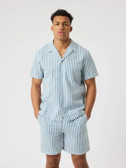 Borg Seersucker Resort Shirt