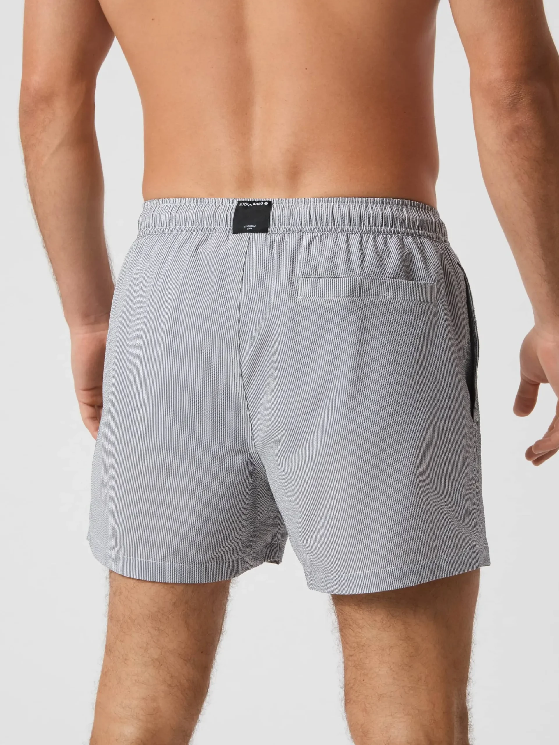 Borg Seersucker Swim Shorts