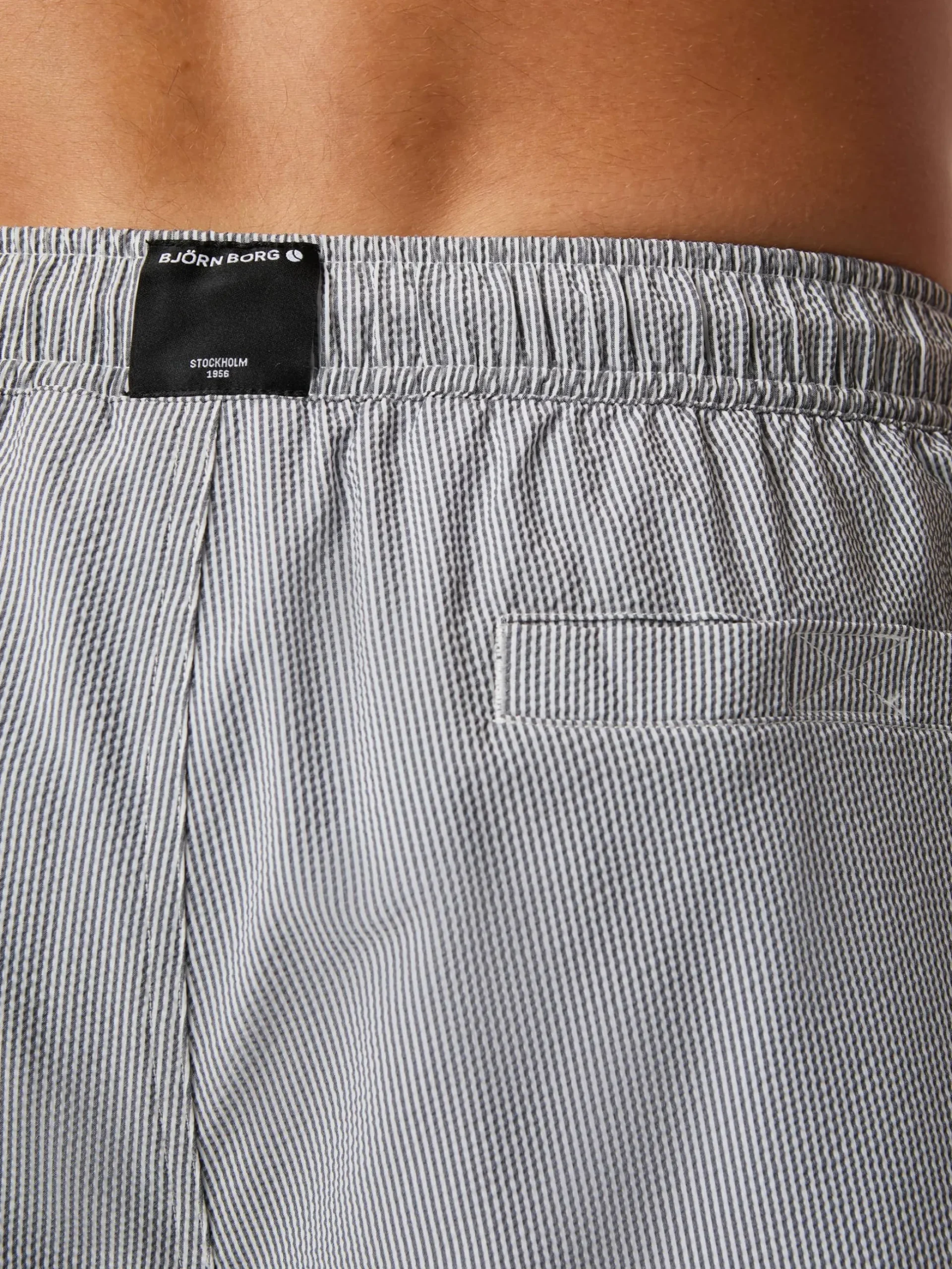 Borg Seersucker Swim Shorts