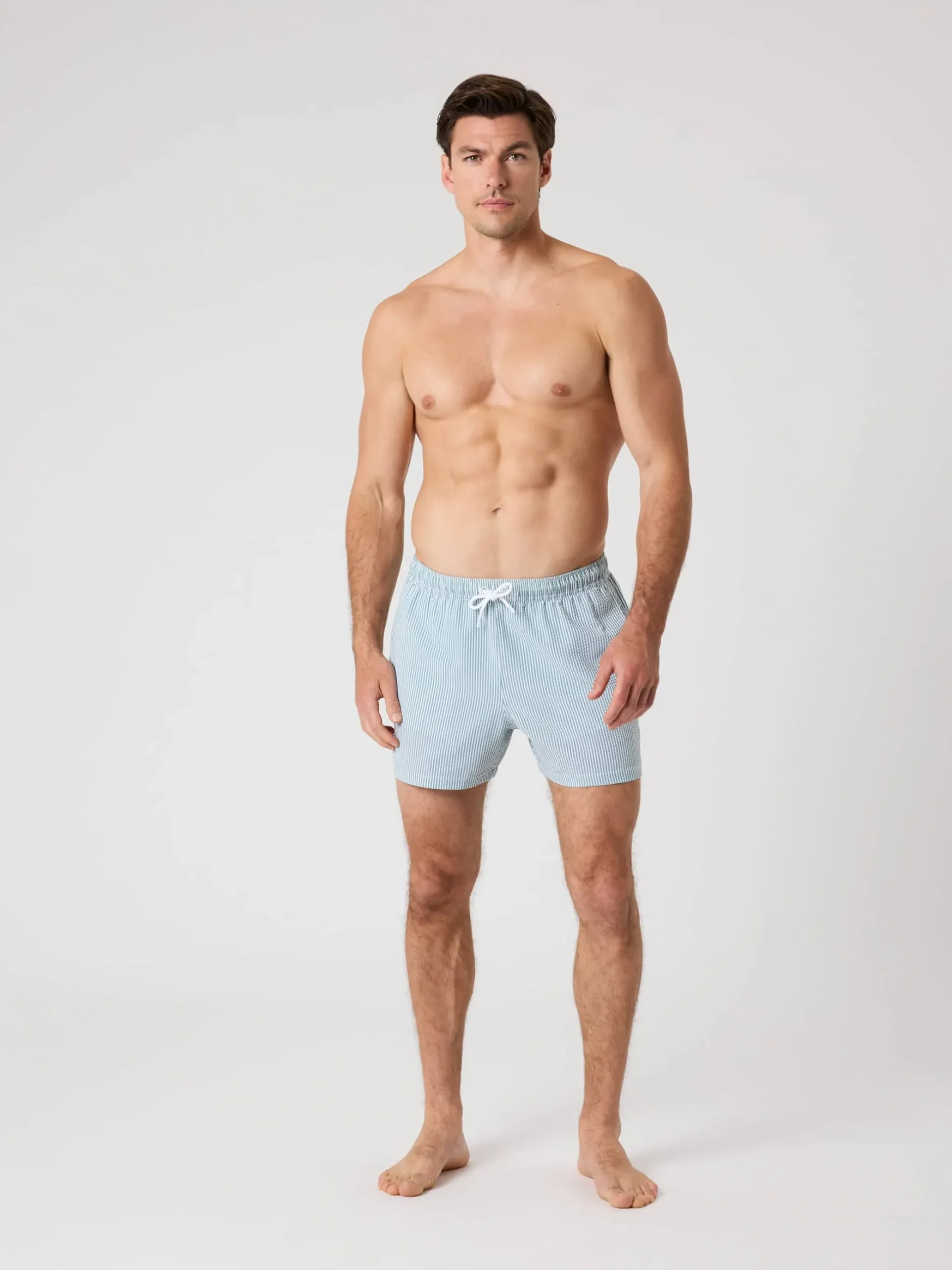 Borg Seersucker Swim Shorts