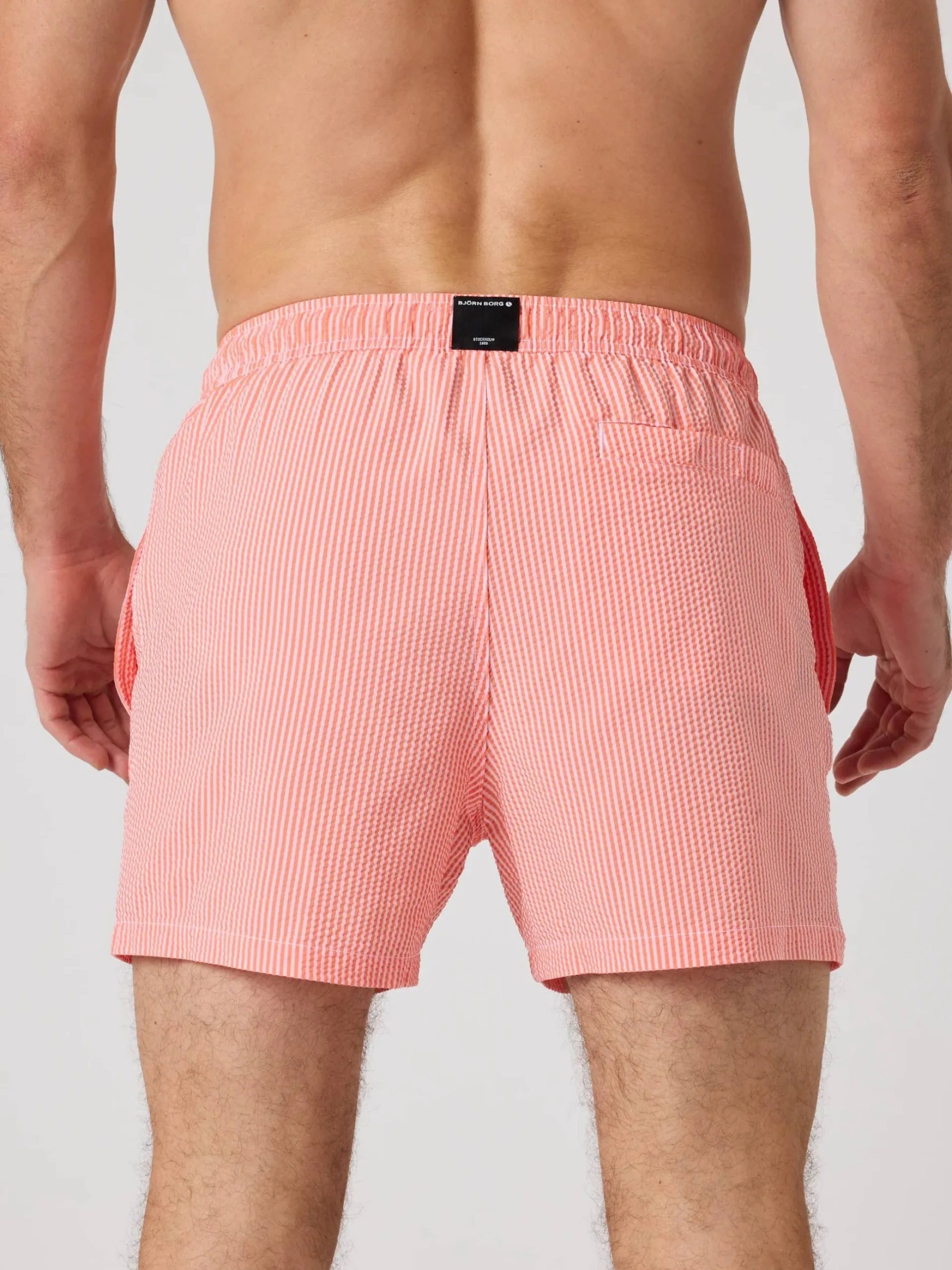 Borg Seersucker Swim Shorts