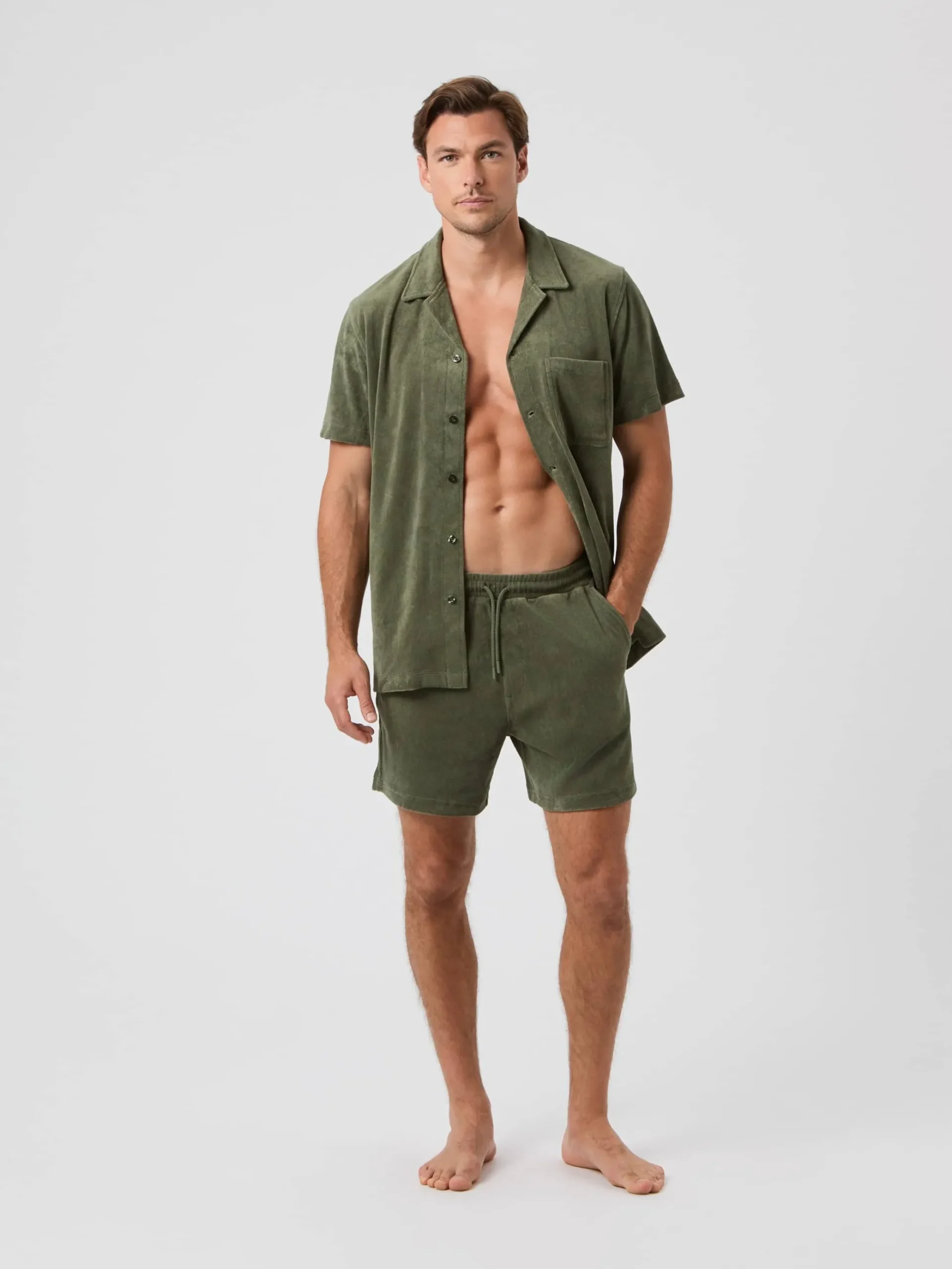 Borg Toweling Pool Shirt