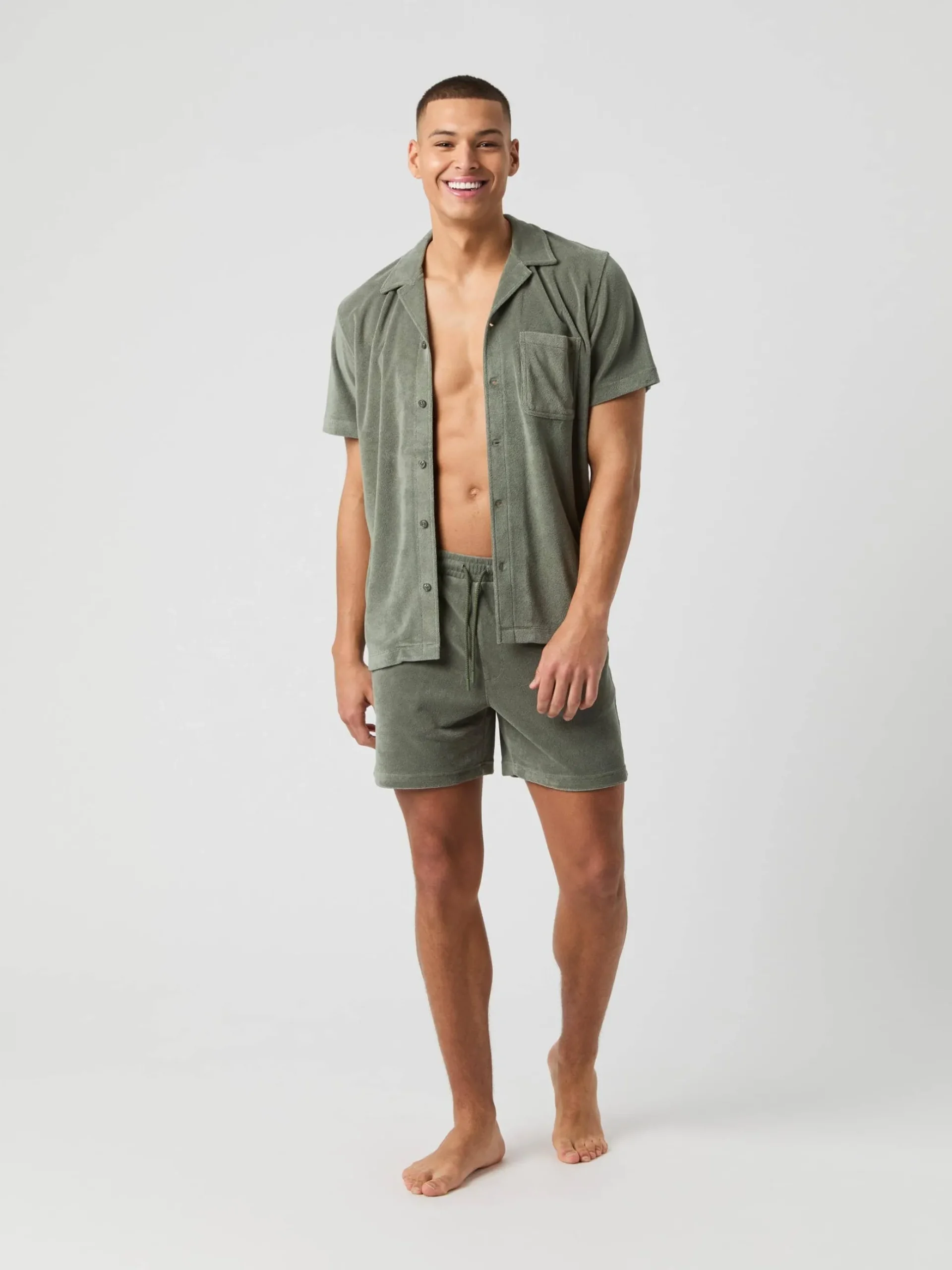 Borg Toweling Pool Shorts