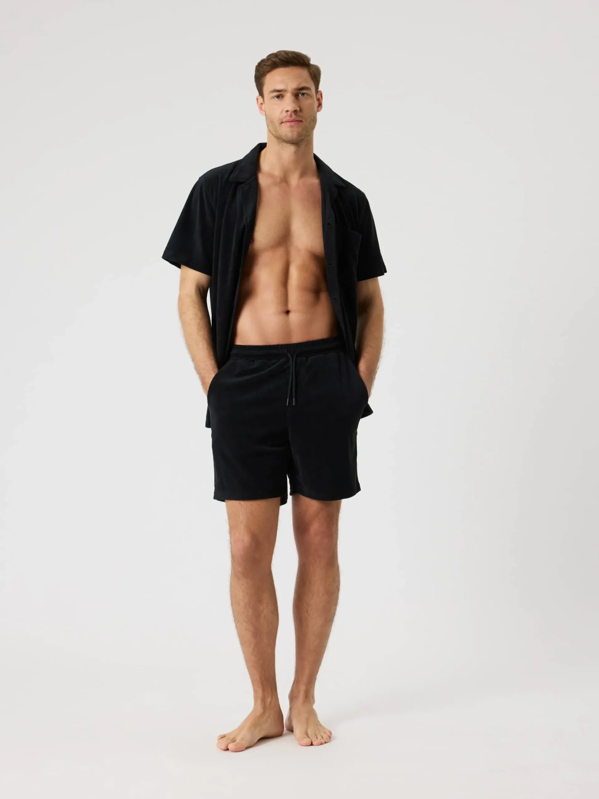 Borg Toweling Pool Shorts