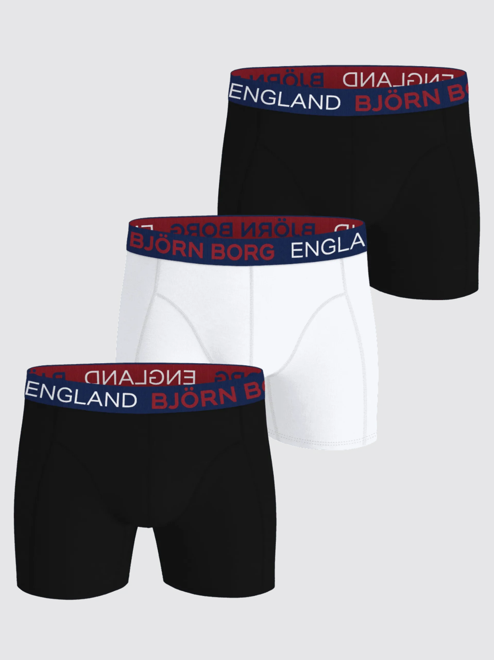 Cotton Stretch Boxers England 3-pack