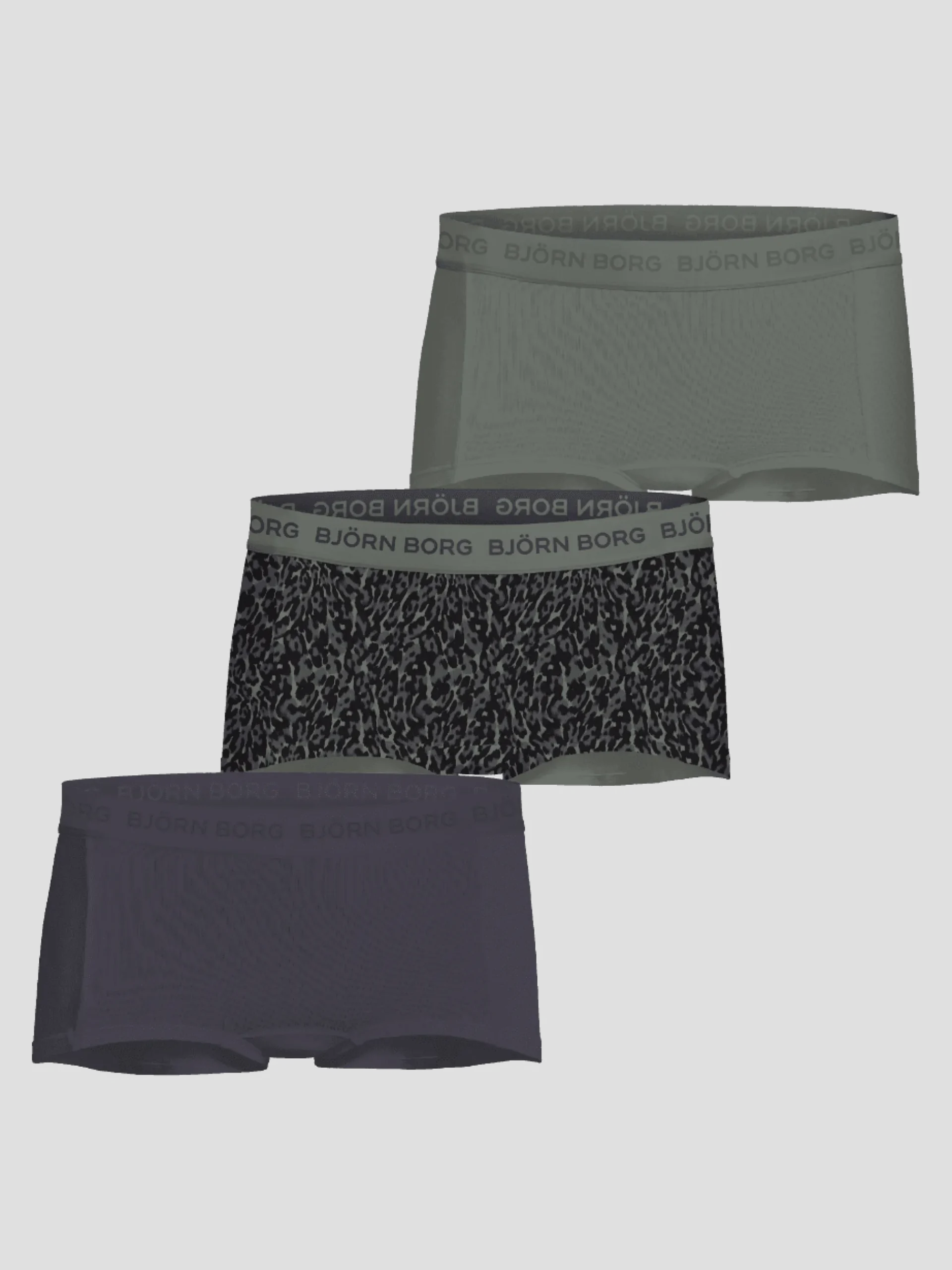 Cotton Stretch Boxer Shorts 3-pack