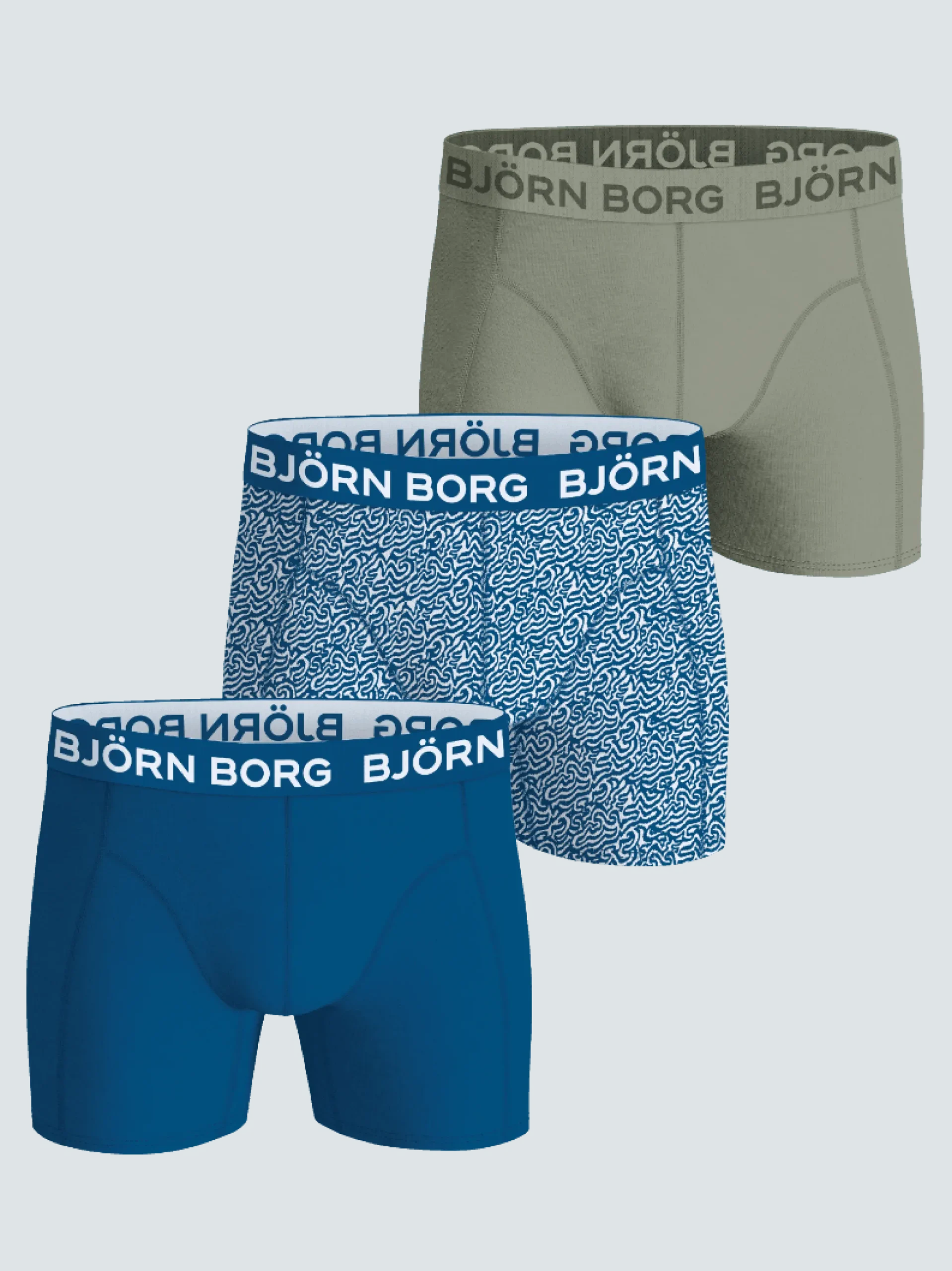 Cotton Stretch Boxers 3-pack
