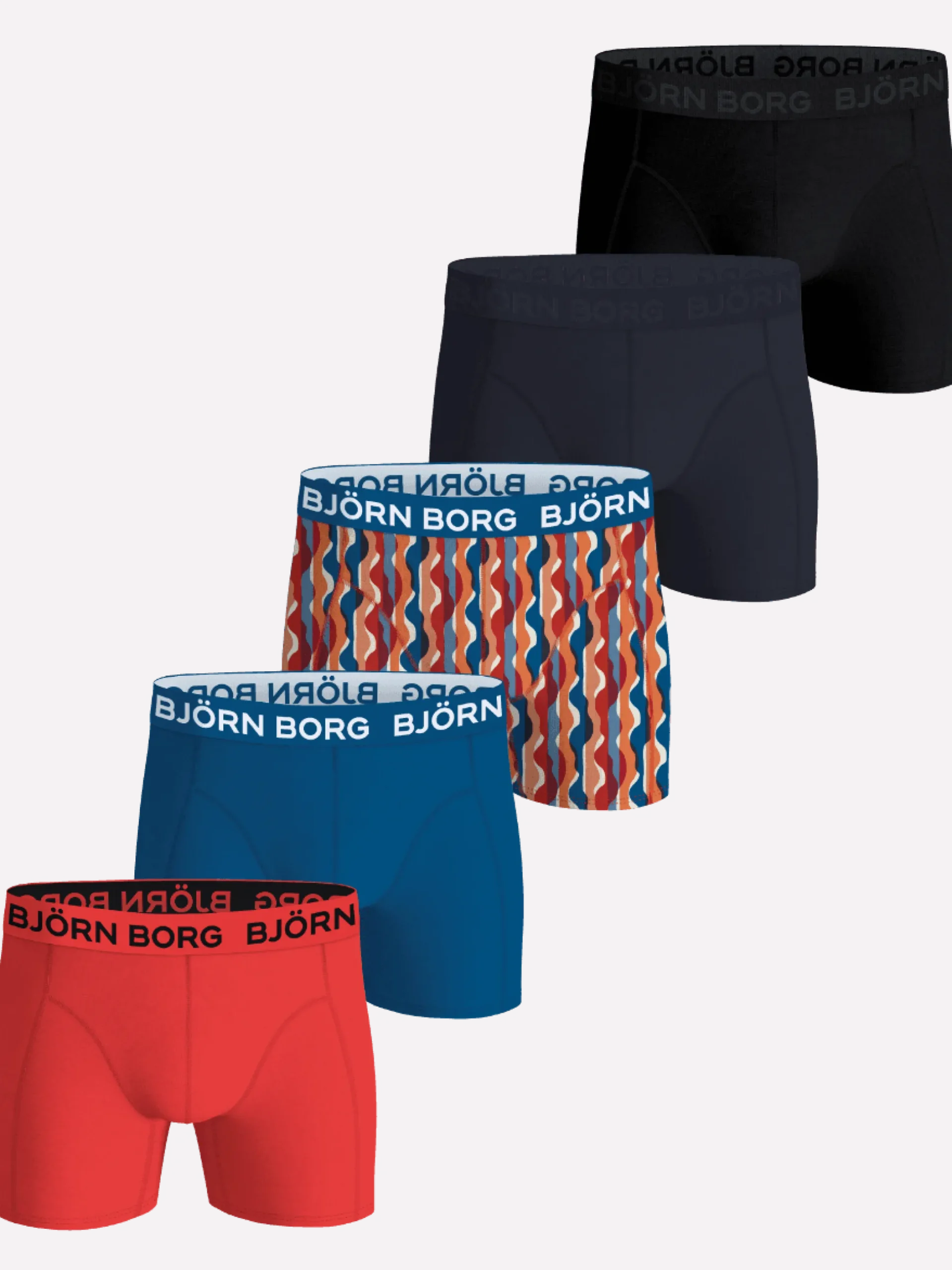 Cotton Stretch Boxers 5-pack