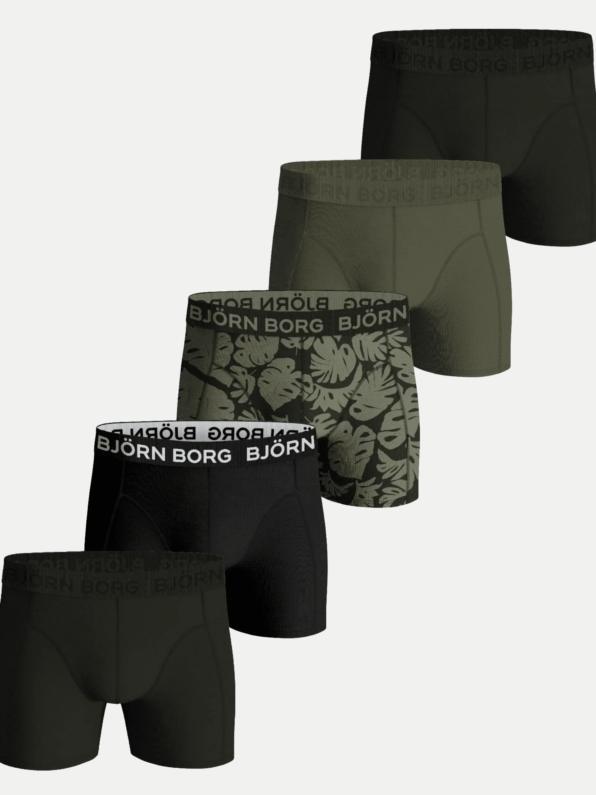 Cotton Stretch Boxers 5-pack