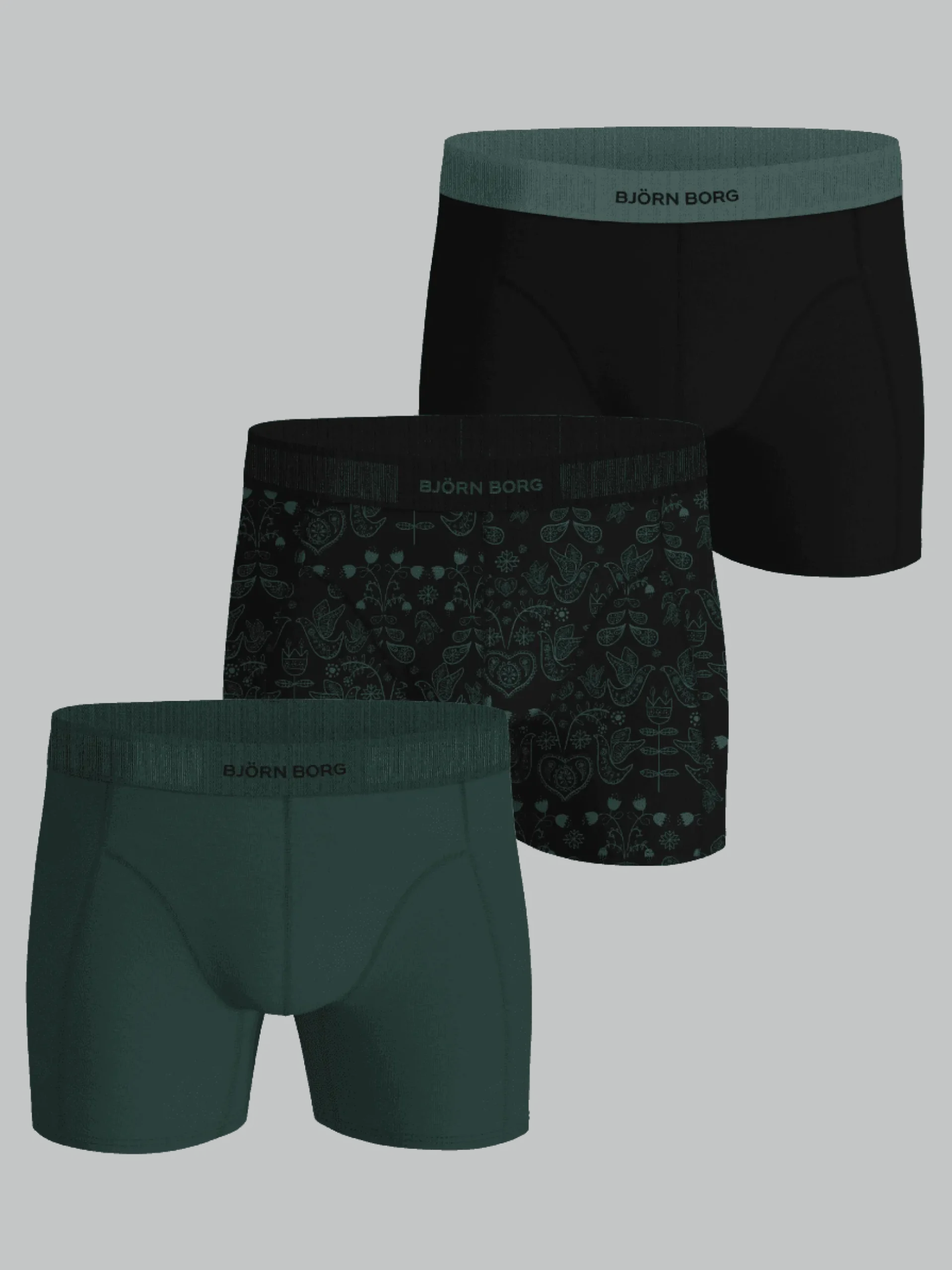 Organic Cotton Stretch Boxers 3-pack