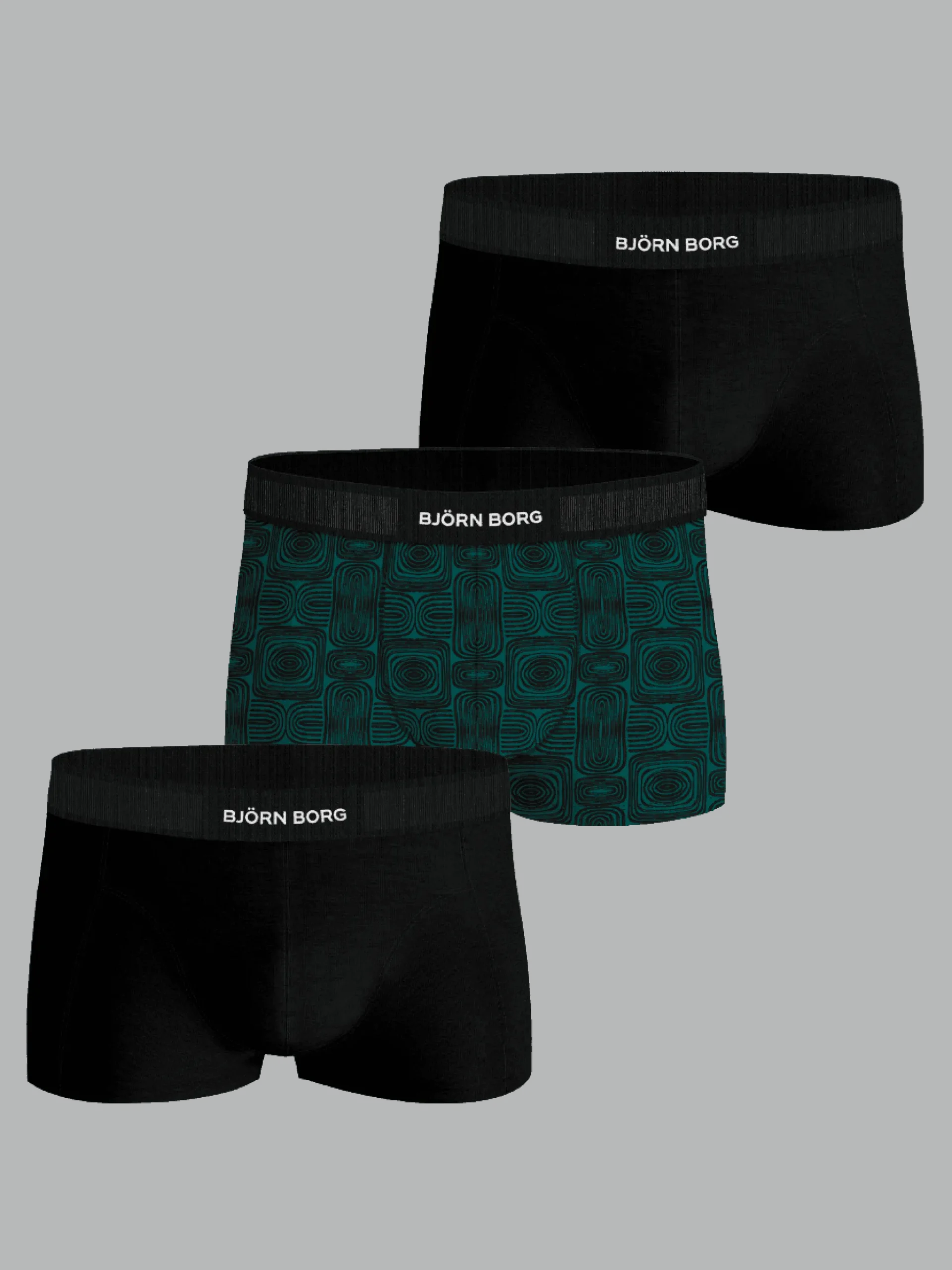 Organic Cotton Stretch Trunks 3-pack