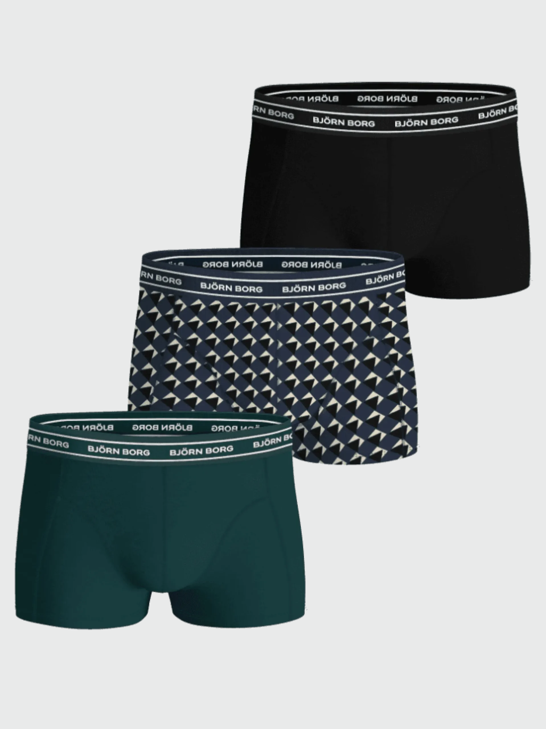 Organic Cotton Stretch Trunks 3-pack