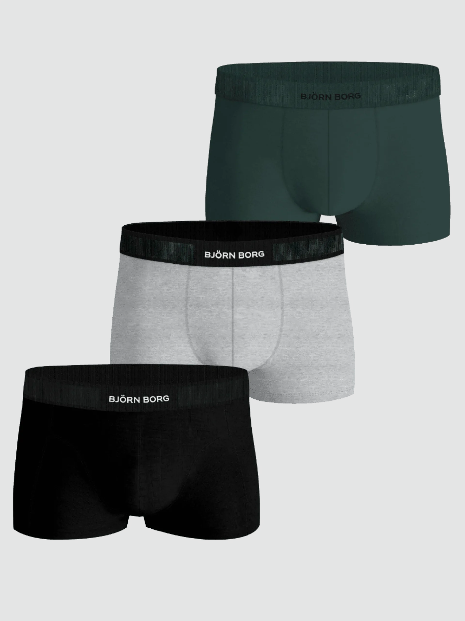 Organic Cotton Stretch Trunks 3-pack