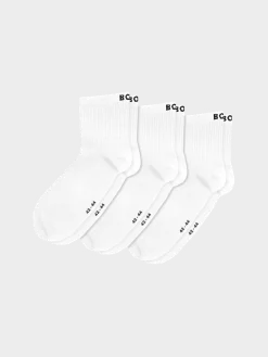 Sports Mid Ankle Socks 3-pack