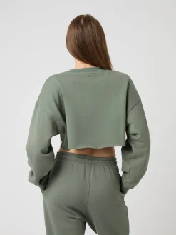 Studio Oversized Cropped Sweatshirt