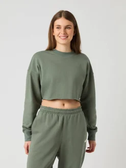 Studio Oversized Cropped Sweatshirt