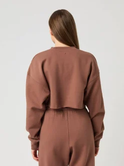 Studio Oversized Cropped Sweatshirt