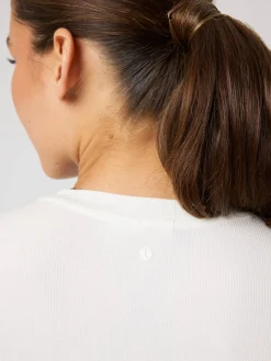 Studio Ribbed Cropped Long Sleeve