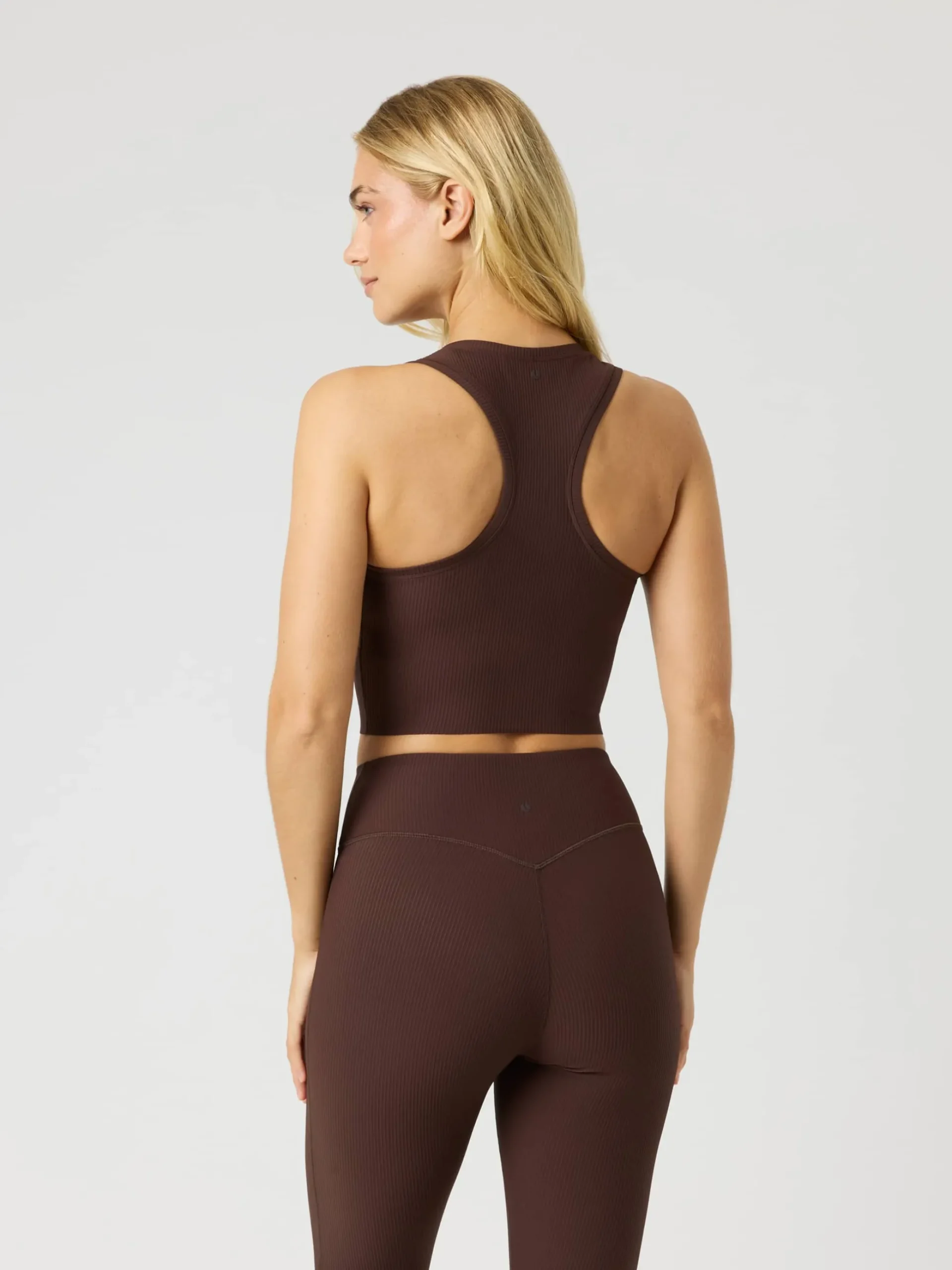 Studio Ribbed Cropped Tank Top