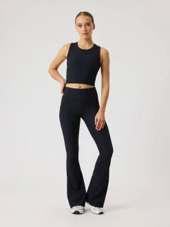 Studio Ribbed Cropped Tank Top