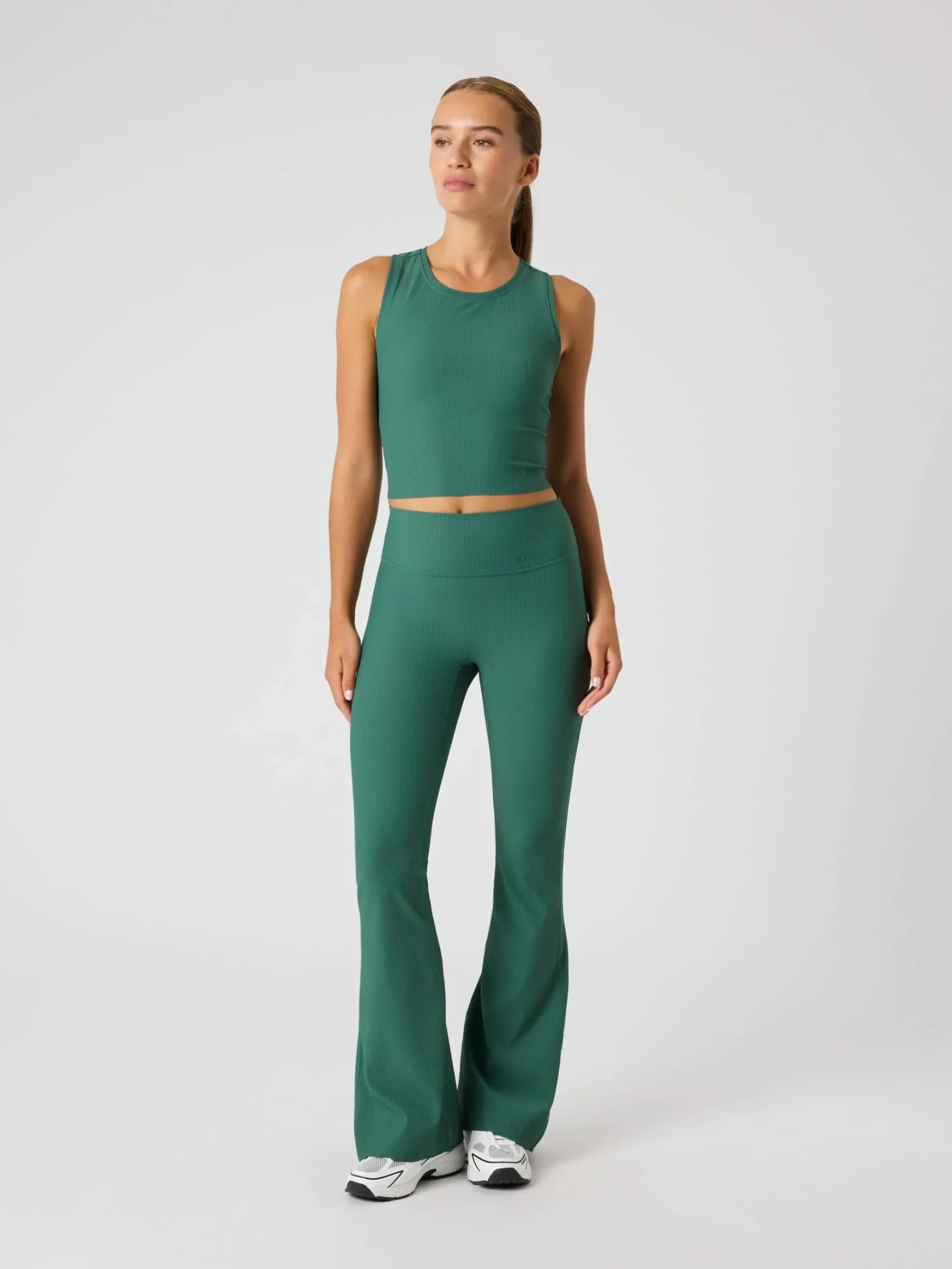 Studio Ribbed Flare Tights Regular