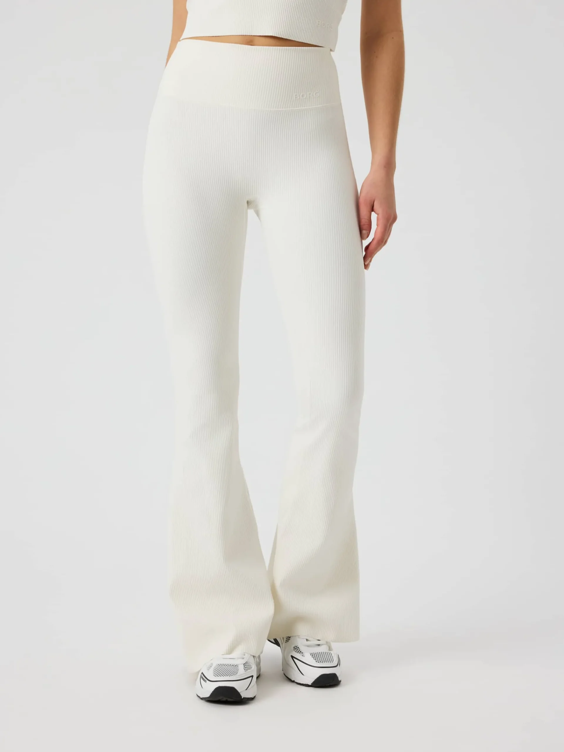 Studio Ribbed Flare Tights Regular