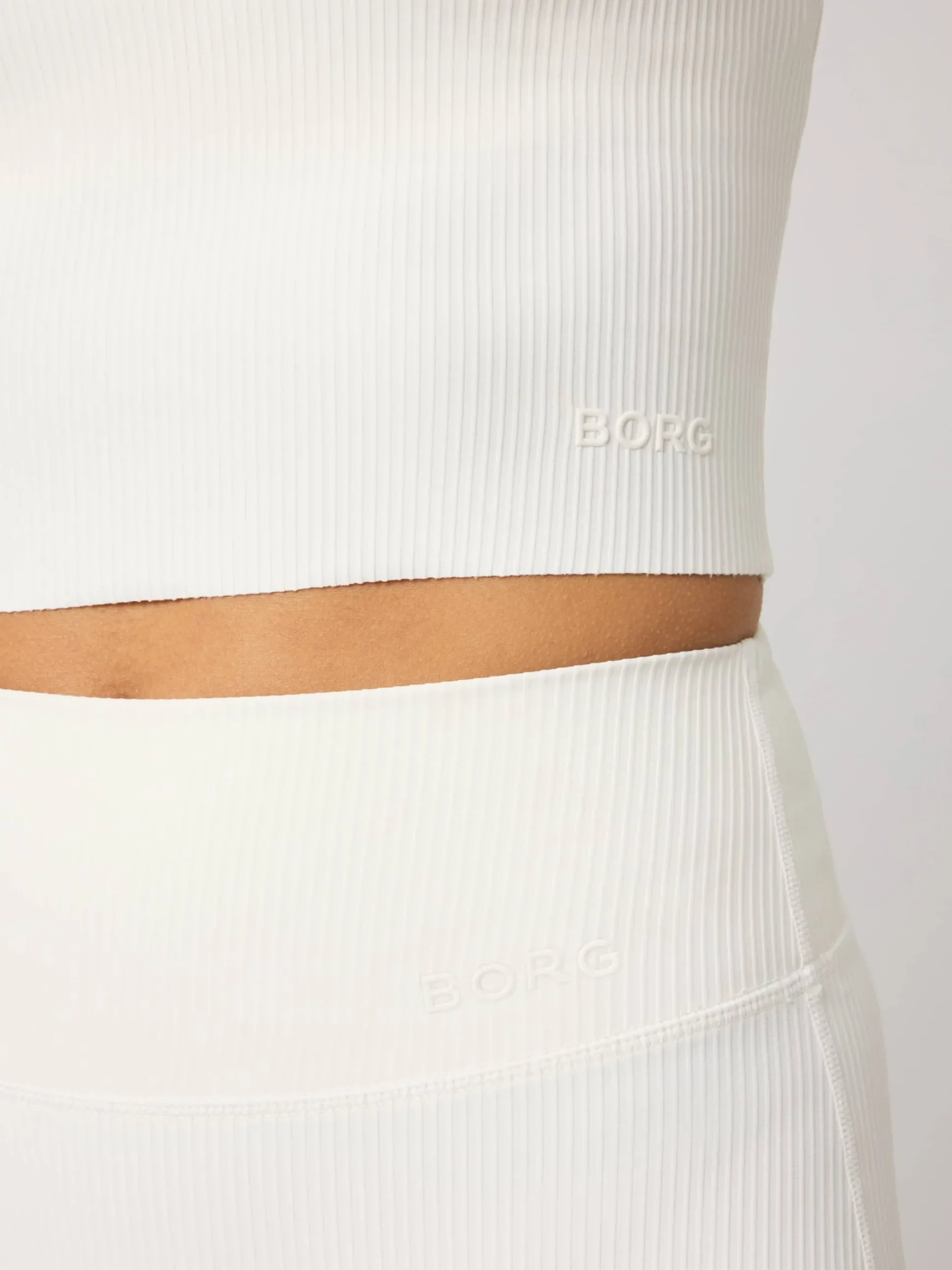 Studio Ribbed V-Neck Top
