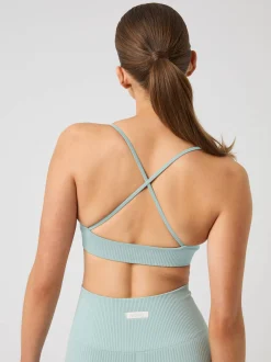 Studio Seamless Ribbed Strap Bra