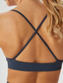 Studio Seamless Ribbed Strap Bra
