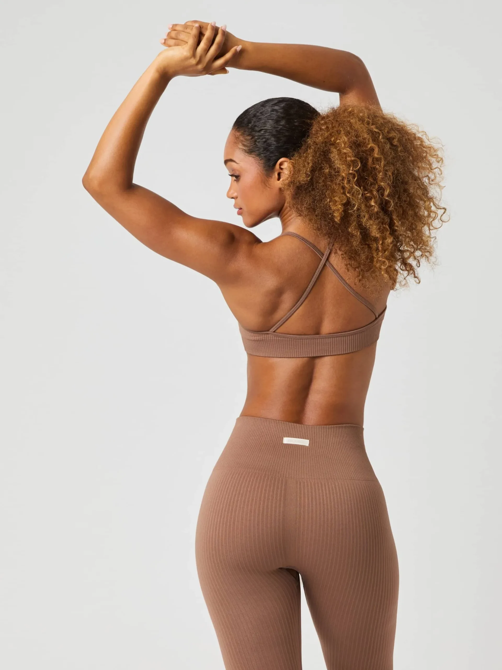 Studio Seamless Ribbed Strap Bra
